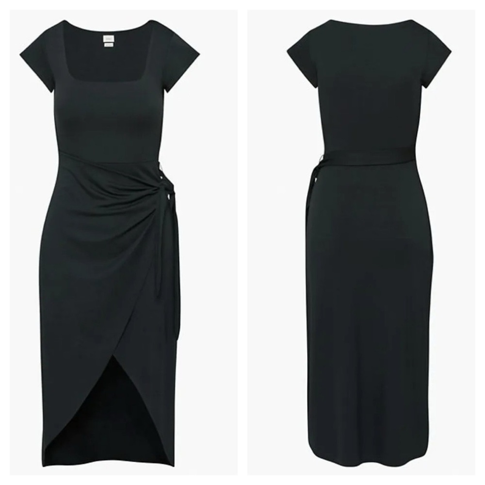 Wilfred
Saturn Shortsleeve Midi Dress Black Size S
